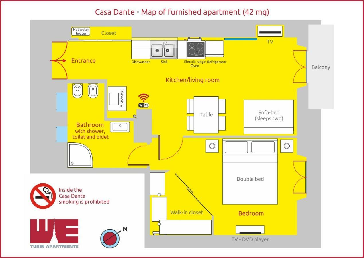 Casa Dante Apartman Torino Kültér fotó